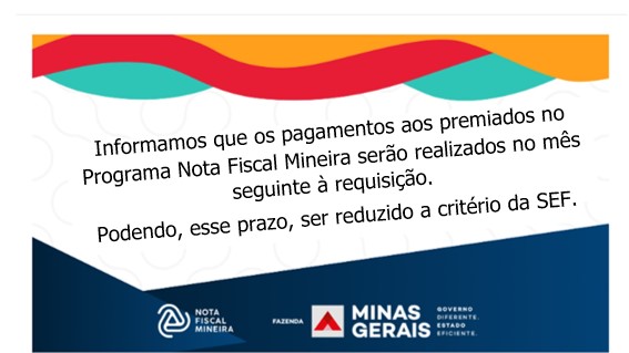 Informação sobre o pagamento NFM